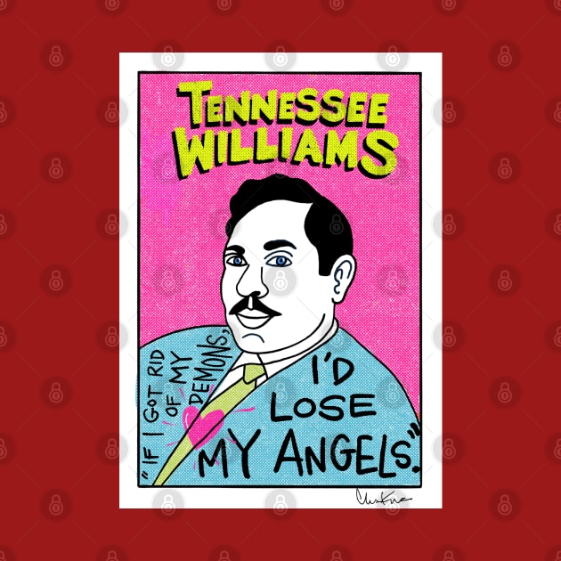 Tennessee Williams by krusefolkart