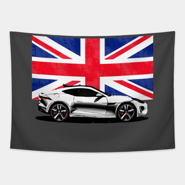 Jaguar F-Type Tapestry by Moulezitouna