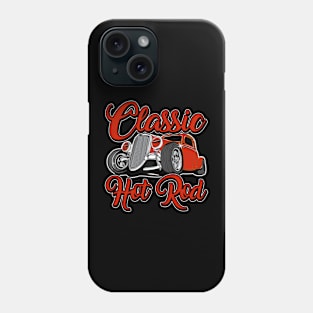 Red Classic Hotrod Phone Case