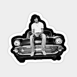 Wyatt Flores - sitting on the car Magnet