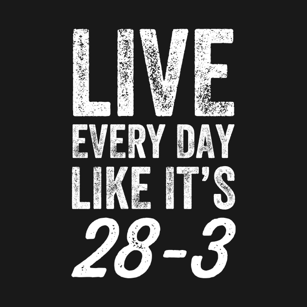 Live every day like it's 28-3 by captainmood