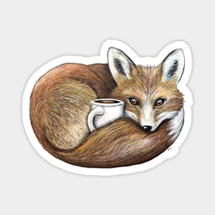 "Foxy Latte" - Java Jungle collection Magnet