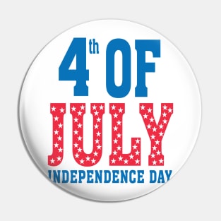 4th of July, Independence Day Pin