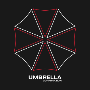 UMBRELLA CORPORATION LOGO RED WHITE RESIDENT EVIL T-Shirt