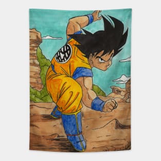 Goku (Painted) Tapestry
