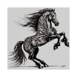 Beautiful Horse Art Design T-Shirt