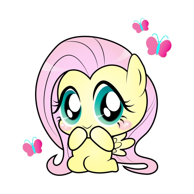 Fluttershy Chibi by AkanesChibiArt