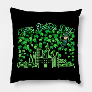 Saint Patrick's Day Cologne Germany Pillow