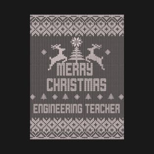 Merry Christmas ENGINEERING TEACHER T-Shirt