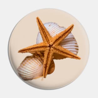 Summer Seashells Beach Sun Vacation Pin