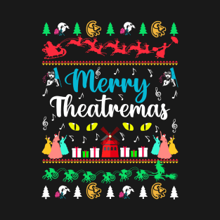 Merry Theatremas. Merry Broadwaymas. T-Shirt