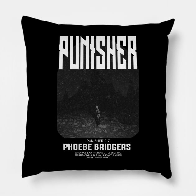 punisher vintage black fanart 4 Pillow by VarioModifikasi Gank