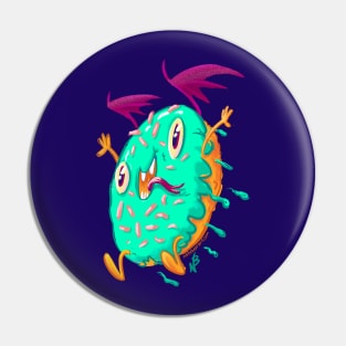 Dunky Glaze the Demon Donut Pin