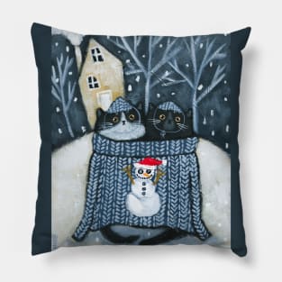 Snowman Sweater Pillow