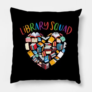 Library Squad Librarian Bookworm Book Pillow