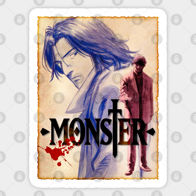 Monster - Monster Anime - Sticker | TeePublic Monster - Monster Anime - Sticker | TeePublic