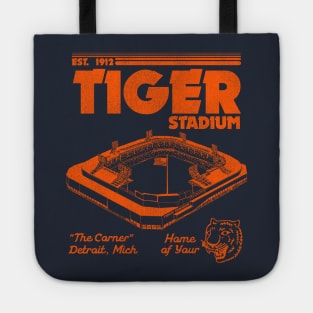 Defunct Tiger Stadium Detroit Michigan Tote