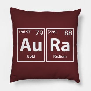 Aura (Au-Ra) Periodic Elements Spelling Pillow