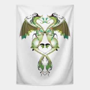Earthen Love Dragons Tapestry