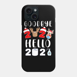 goodbye 2020 hello 2021 Reindeer Phone Case