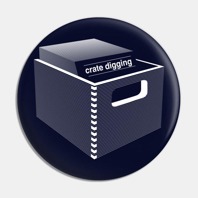 Crate Digging Pin by modernistdesign