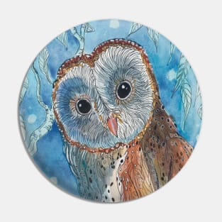Owl in the woods Pin