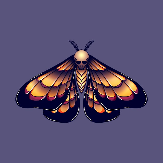 Skull Moth by CMcIlraith