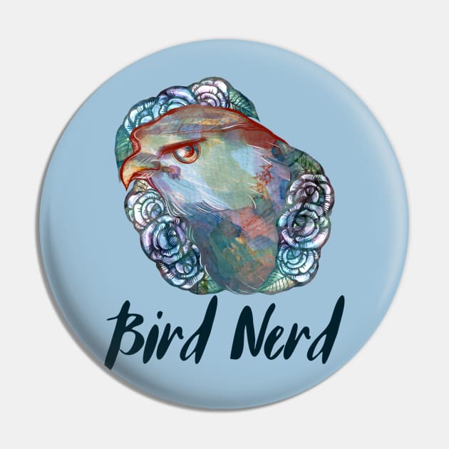 Bird Nerd Pin by bubbsnugg