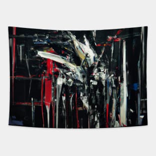 Abstract in dark colors Tapestry