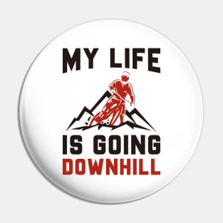 Downhill Mountain Biking Pin