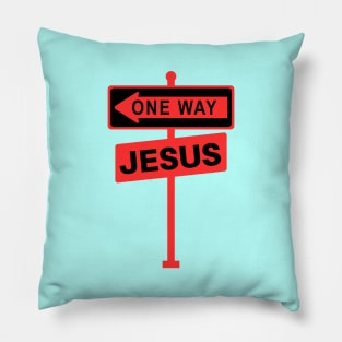 One Way Jesus | Christian Pillow