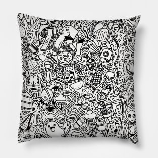 Doodle Games Pillow