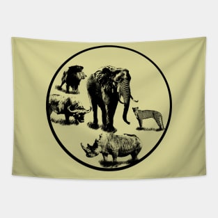 Big Five - Kenya / Africa Tapestry