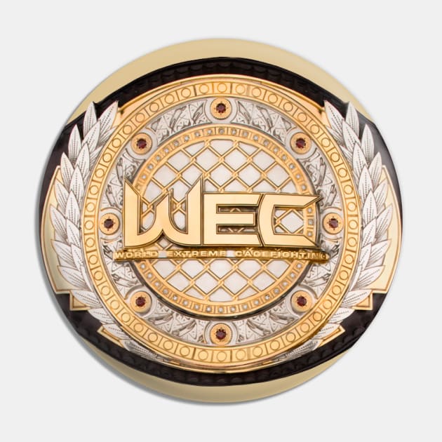 WEC Champion Belt Pin by FightIsRight