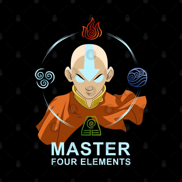 MASTER FOUR ELEMENTS by canzyartstudio