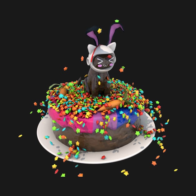 chocolate cake cat by hierrochulo