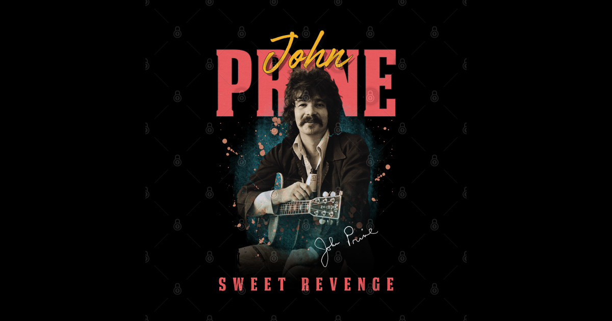 John Prine Original Aesthetic Tribute 〶 - John Prine - Sticker | TeePublic