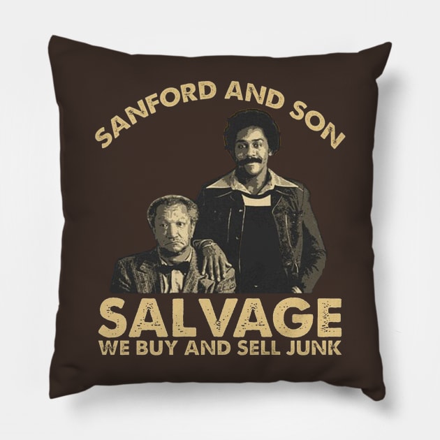 Sanford & Son Salvage Pillow by Phenom Palace