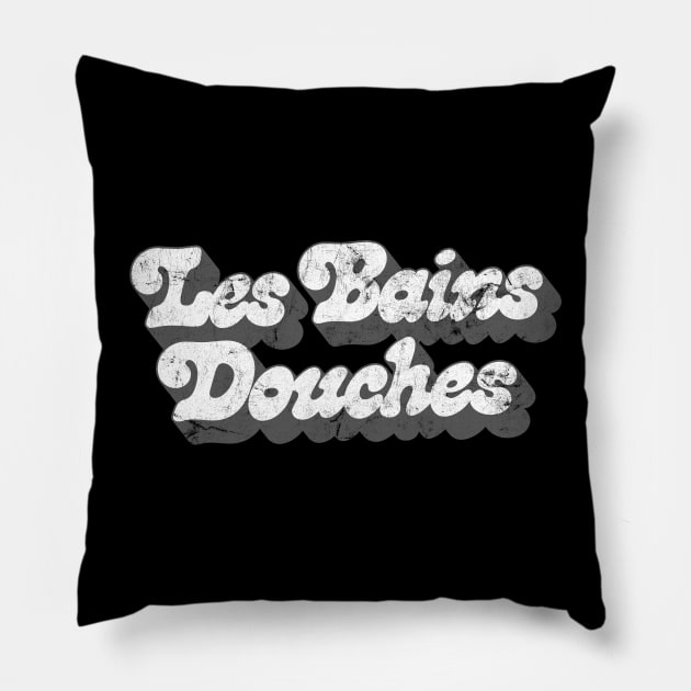 Les Bains Douches Pillow by DankFutura