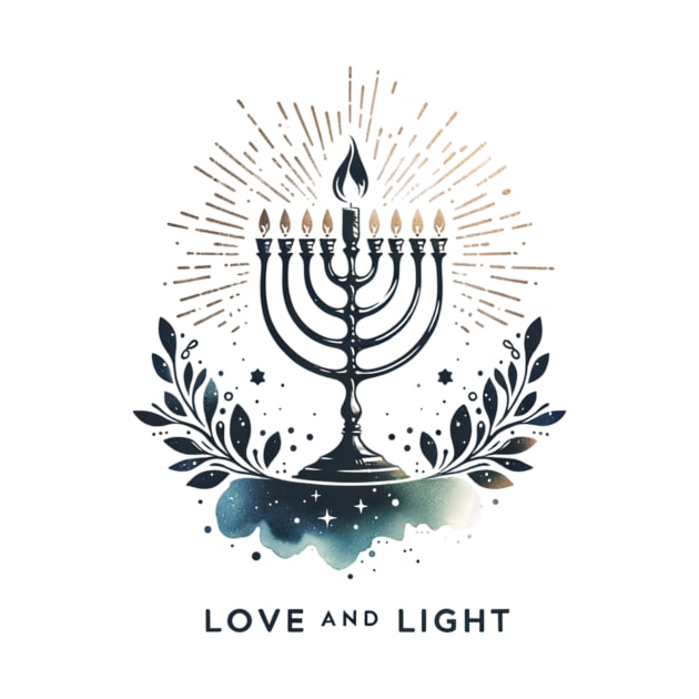 Love and Light Hanukkah by ArtVault23