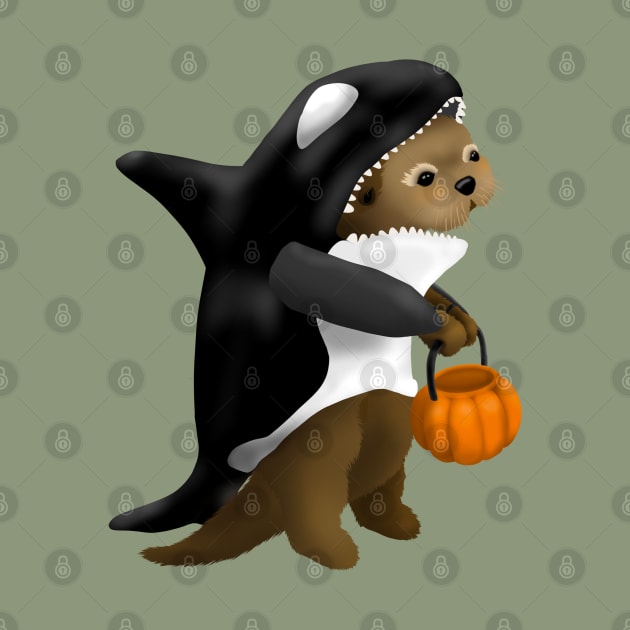 Trick or Treat Otter by Studio Lockhart