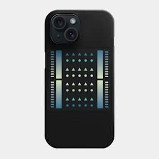 “Dimensional Information (3)” - V.3 Blue/Green - (Geometric Art) (Dimensions) - Doc Labs Phone Case