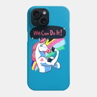 Unicorns Can Do It Phone Case