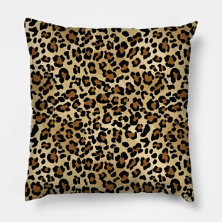 Pretty Simple Animal Print Leopard Savage Safari Wild Pattern Pillow