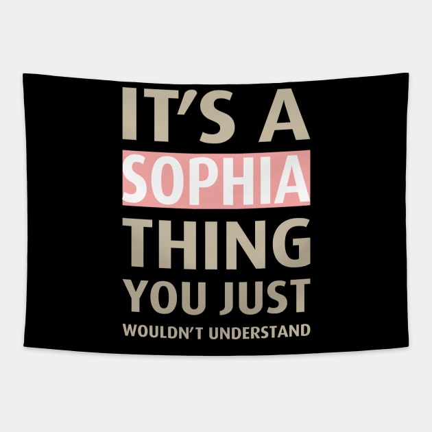 Is Your Name, Sophia ? This shirt is for you! Tapestry by C_ceconello