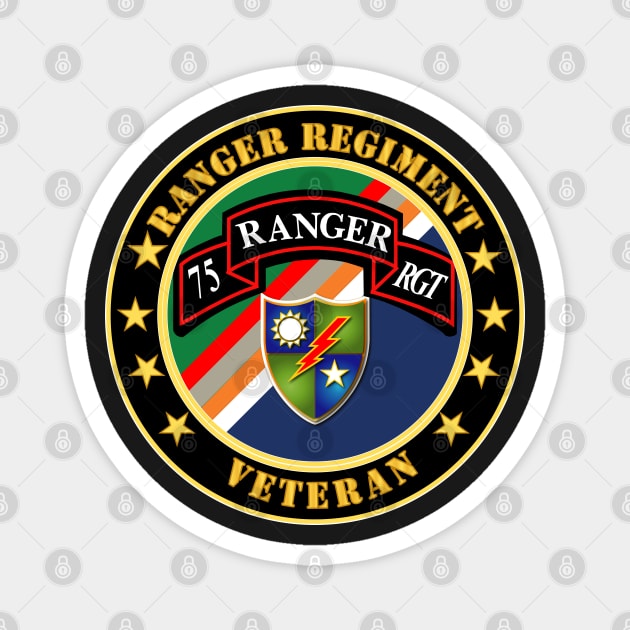 Ranger Regiment Veteran - Scroll - DUI Magnet by twix123844