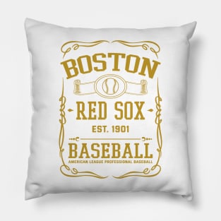 Vintage Red Sox American Baseball Pillow