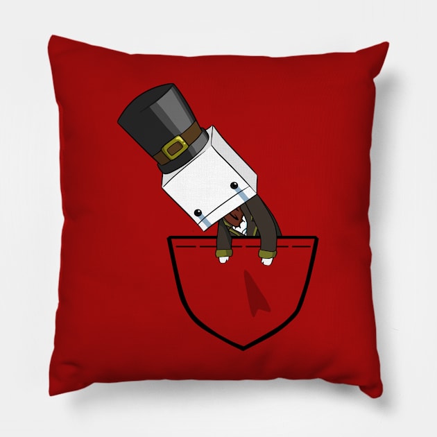 Pocket Hatty Pillow by mercert