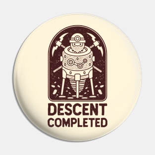 Descent Completed Emblem Pin