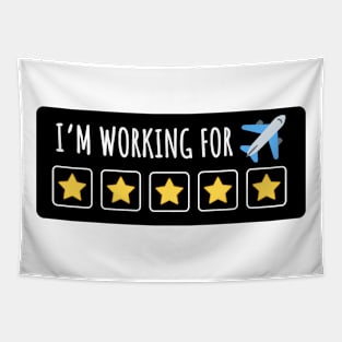 Working for Vacation , Clever Gift for ABA Therapists, Behavior Analysts, Work-Life Balance, Travel Gift, Funny Holiday Jokes. Tapestry